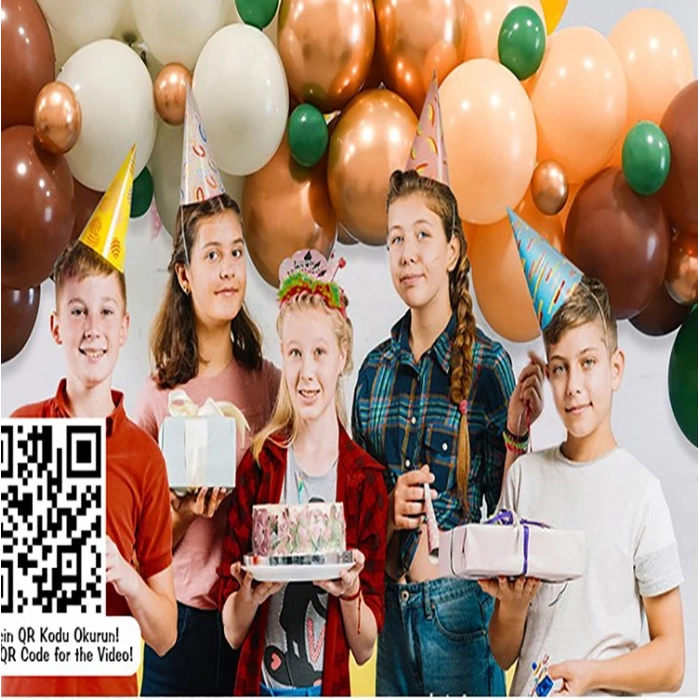Balonevi Jungle Asorti Balon Dekorasyon Seti 70 Li