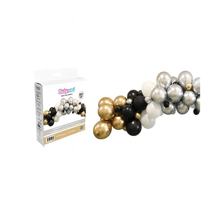 Balonevi Premium Asorti Balon Dekorasyon Seti 70 Li