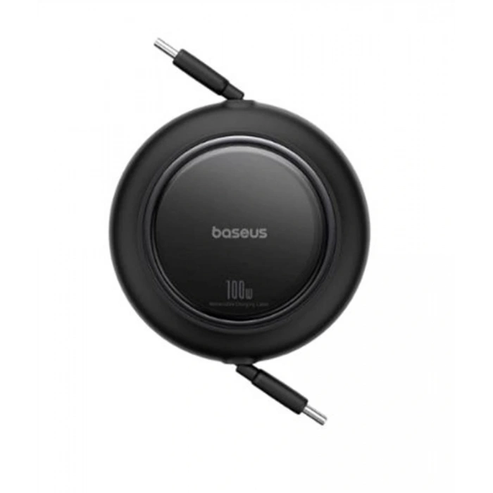 Baseus P10364500113-00  Free2 Pull Mini Kablolu Usb-c 100w Şarj Kablosu Siyah