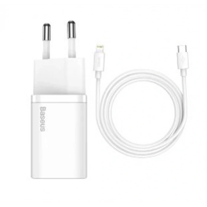Baseus TZCCSUP-B02 20W C+C Beyaz Şarj Aleti