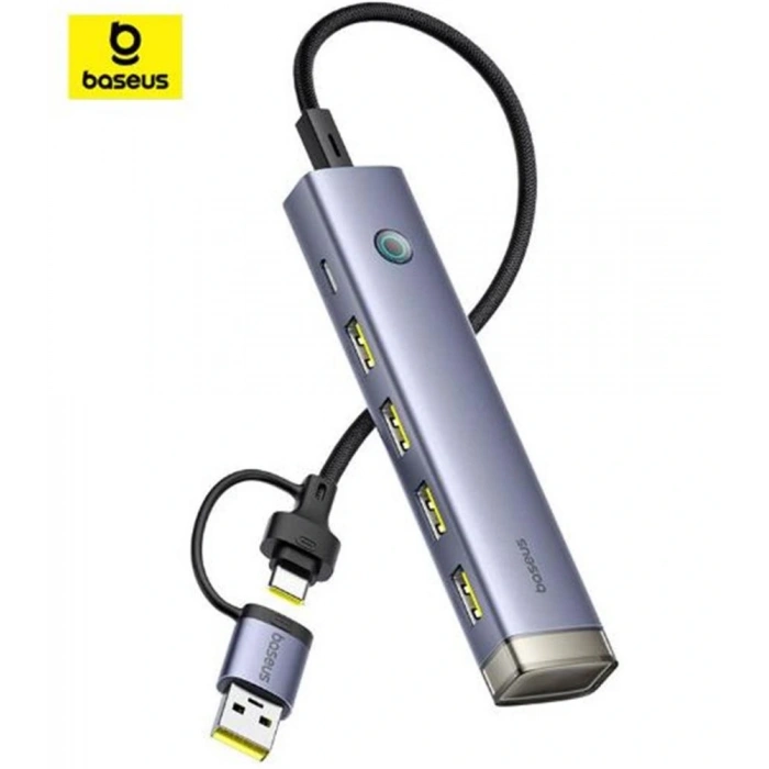 Baseus Ultrajoy 6-port Hub-uzay Grisi (b00052802811-02)