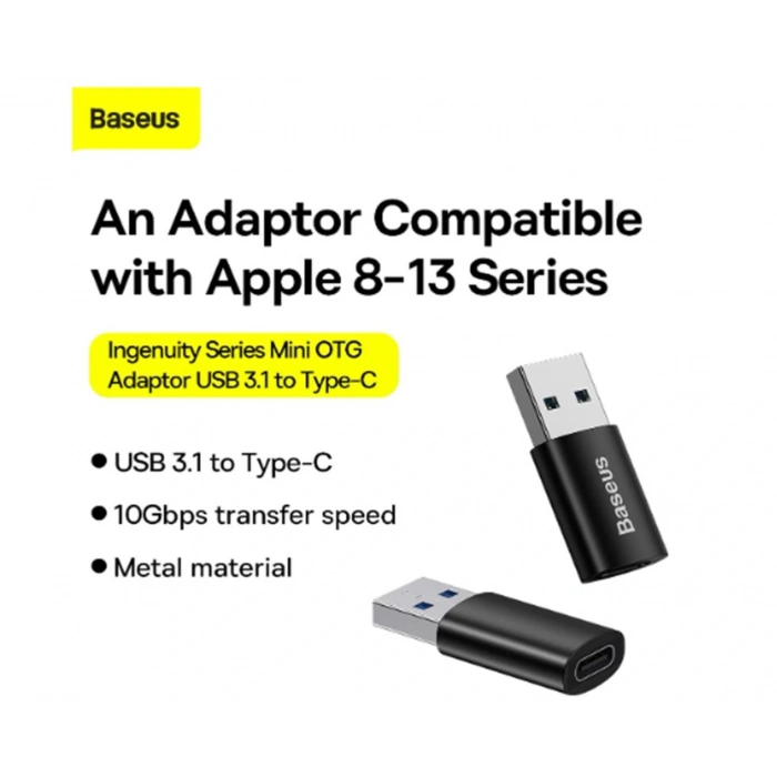 Baseus ZjjQ000101 Ingenuity Usb 3.1 -type-c To Dönüştürücü Otg