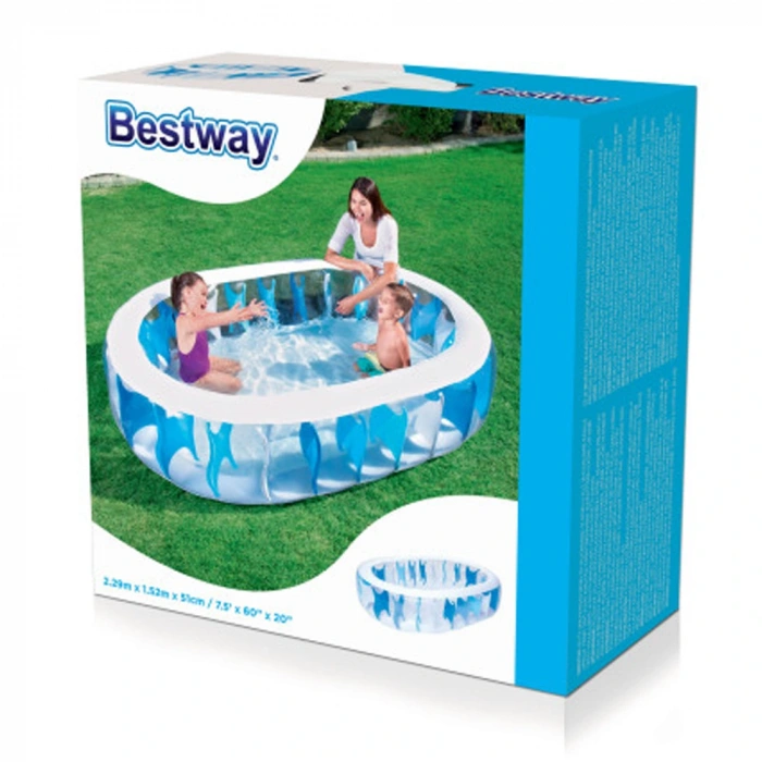 Bestway Havuz Jumbo Krıstal 229x152x51 Cm Kzld-bw54066