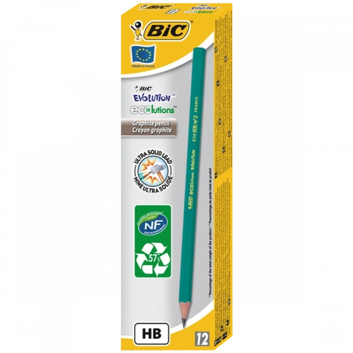 Bic Kurşun Kalem Eco Evolution 650 Hb Köşeli 880311