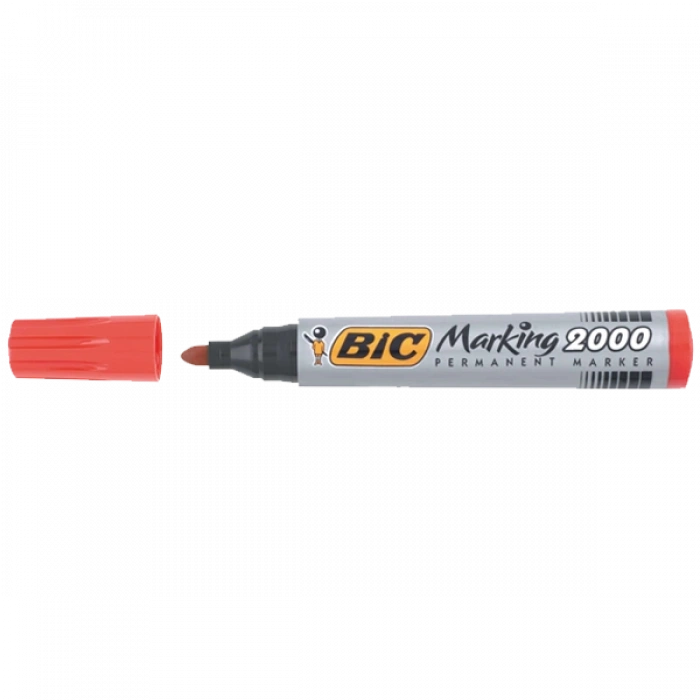 Bic Markör Permanent 1.7 MM Yuvarlak Uçlu Kırmızı 2000 03