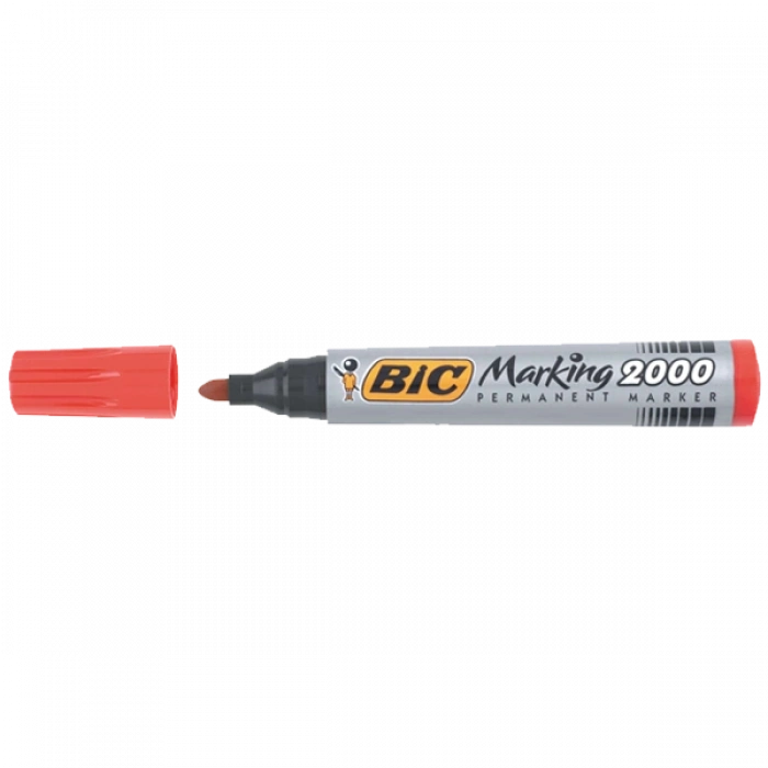Bic Markör Permanent 1.7 Mm Yuvarlak Uçlu Kırmızı 2000 03