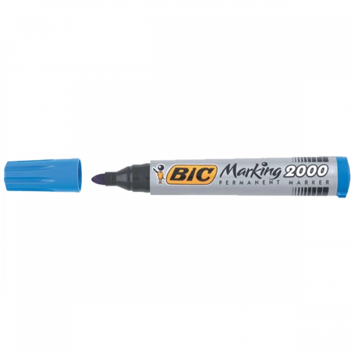 Bic Markör Permanent 1.7 MM Yuvarlak Uçlu Mavi 2000 06