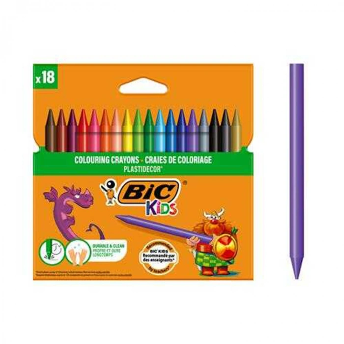 Bic Pastel Boya Plastidecor Silinebilir 18 Renk 829771
