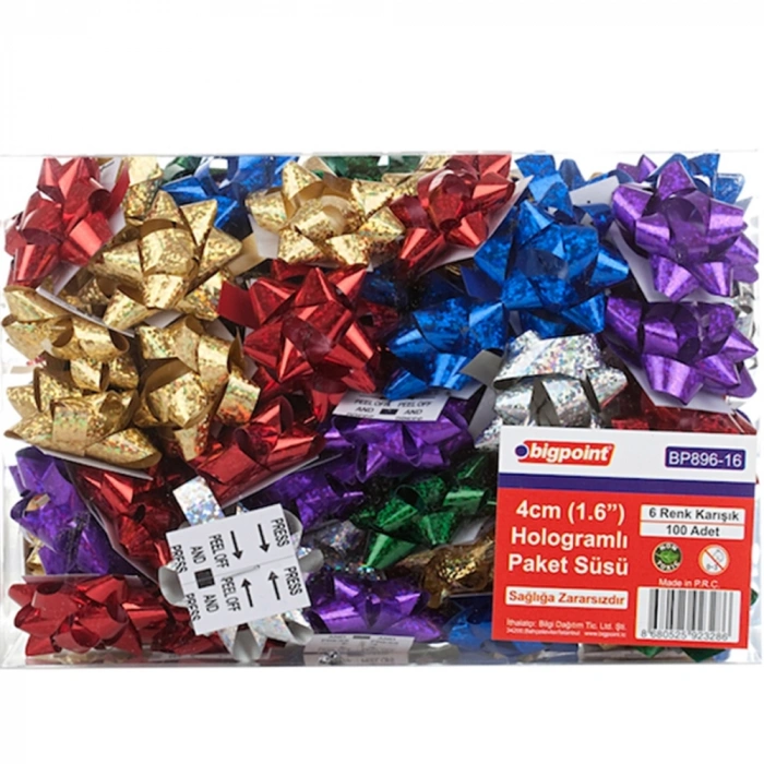 Bigpoint Paket Süsü Hologram 1.6 100 Lü Bp896-16