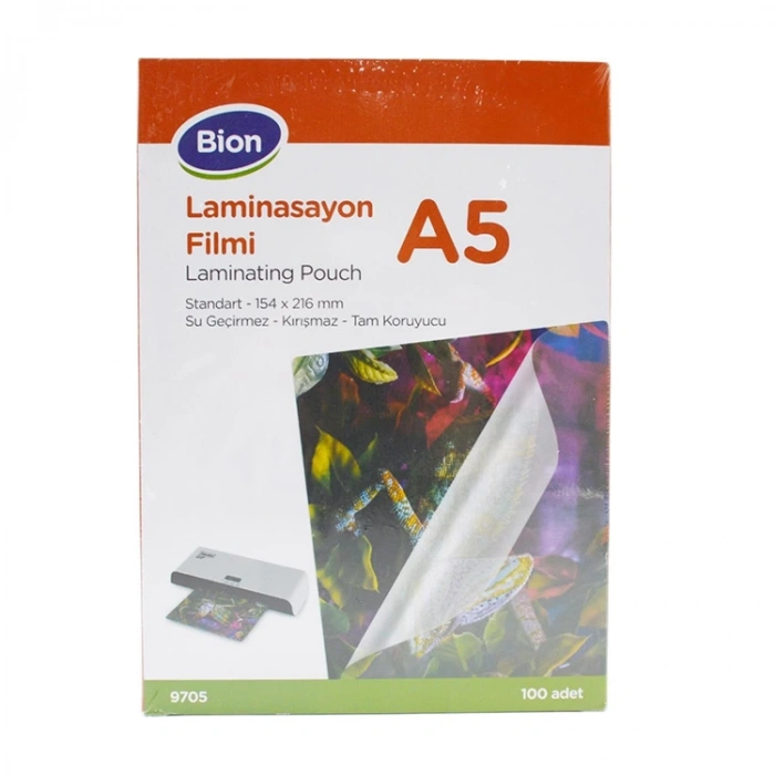 Bion A5 Laminasyon Filmi 125 Mic 100 Lü Paket