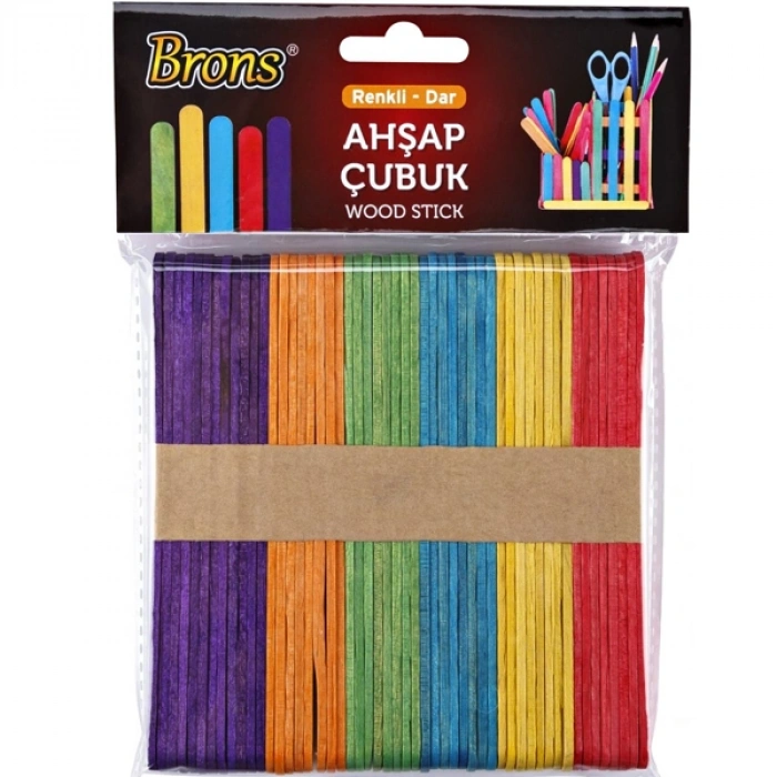 Brons Dil Çubuğu Renkli Geniş Br-903