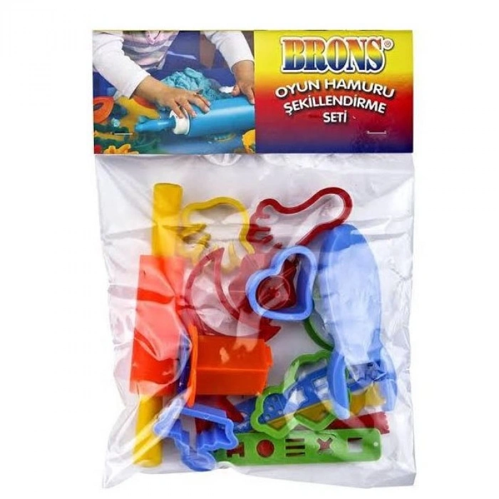Brons Oyun Hamuru Kalıp Seti Küçük Şekiller Br-471
