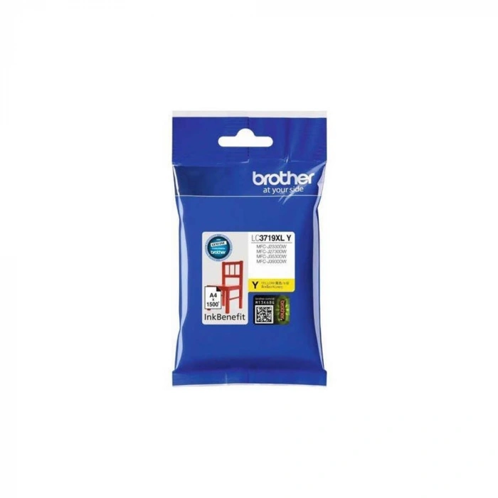 Brother Lc3719xly Yellow Sarı 1.500 Sayfa Kartuş Mfc-j3930dw