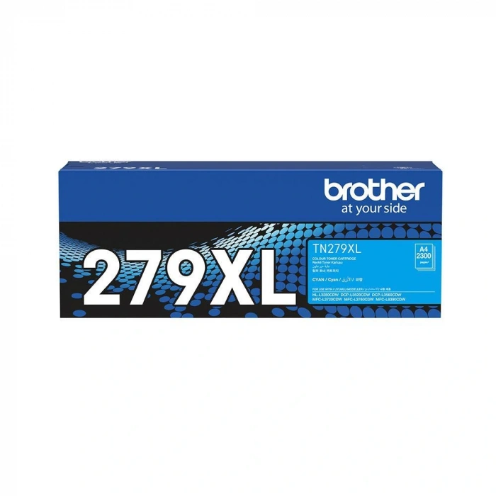 Brother Tn-279xlc Cyan Mavi Toner Hl-l3280cdw  Dcp-l3520-3560 Mfc-l3720-3760-8390 2.300 Sayfa
