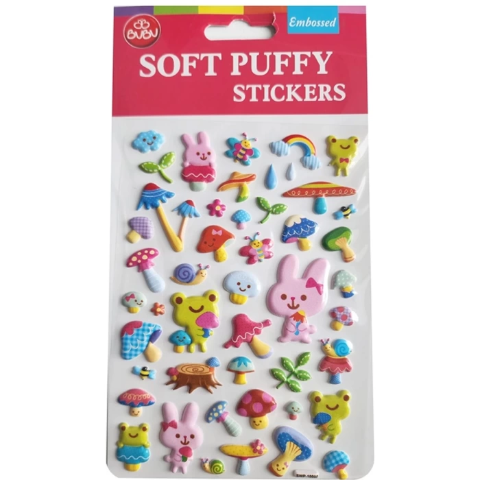 Bu-Bu Soft Puffy Stıckers Forest Life 10.9x20.5 BUBU-SWP-1009B
