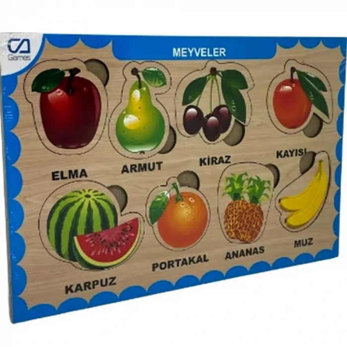 Ca Games Ahşap Meyveler Bul-tak Caahs-3206