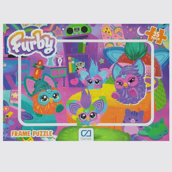 Ca Games Furby Frame Puzzle Cafrm-5292-5293