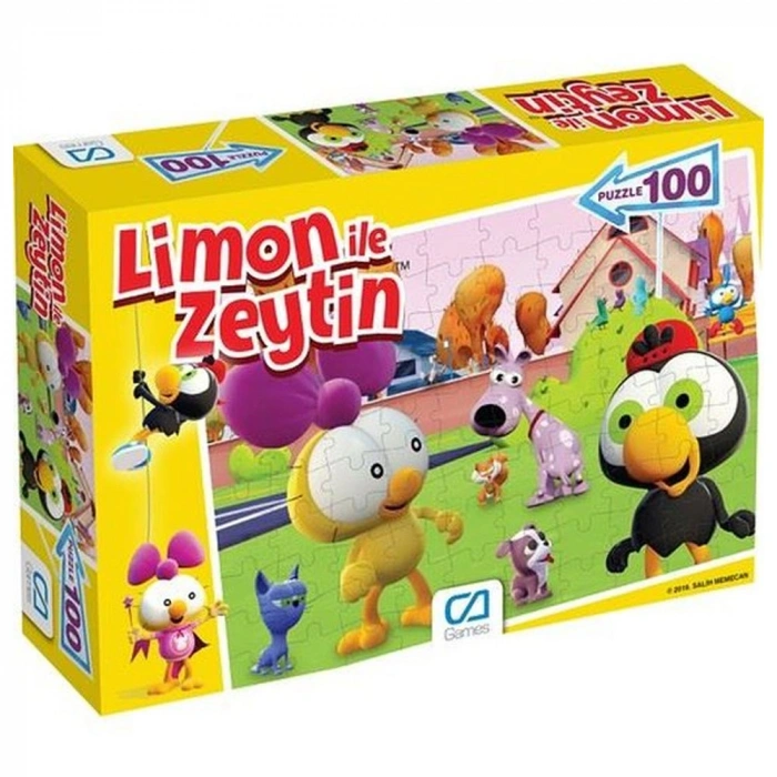 Ca Games Puzzle 100 Parça Limon İle Zeytin 5084