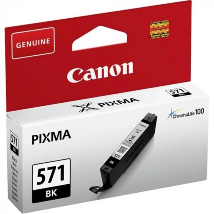 Canon Clı-571xl Bk Black Siyah Yüksek Kapasiteli Mürekkep Kartuş Ts5050-9050