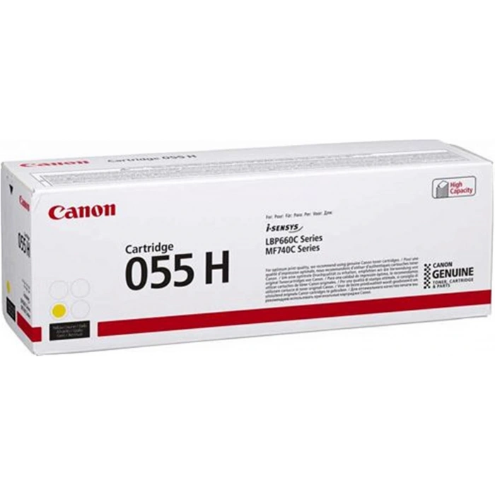 Canon Crg-055h Y Yellow Sarı Yüksek Kapasite Toner Mf745