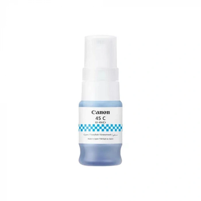 Canon Gı-45c Cyan Mavi Şişe Mürekkep