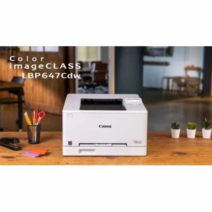 CANON  i-SENSYS LBP647CDW,  Wifi, Lan, Duplex, Renkli Lazer, Yazıcı (Dakikada 25  Sayfa) ORİJİNAL TONERLİ
