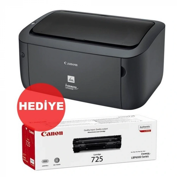 Canon Lbp6030bk Toner Hediyeli Mono Lazer Yazıcı