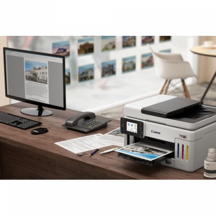 CANON MAXIFY GX6140, Renkli, Mürekkep Mega Tanklı, Yazıcı, Tarayıcı, Wifi, Lan, Duplex, ORİJİNAL MÜREKKEP