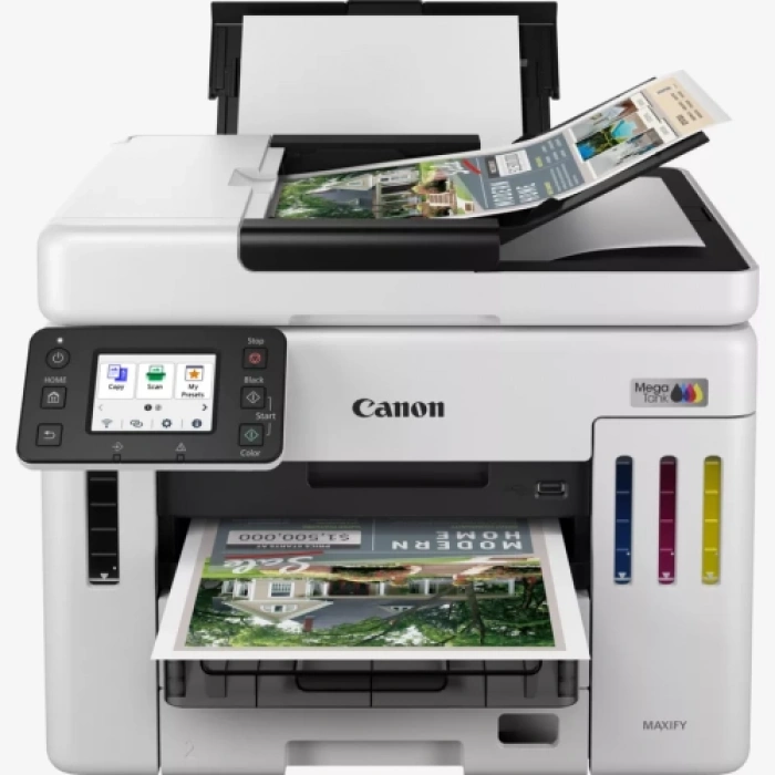 CANON MAXIFY GX7140, Renkli, Mürekkep Mega Tanklı, Yazıcı, Tarayıcı, Wifi, Lan, Duplex, ORİJİNAL MÜREKKEP