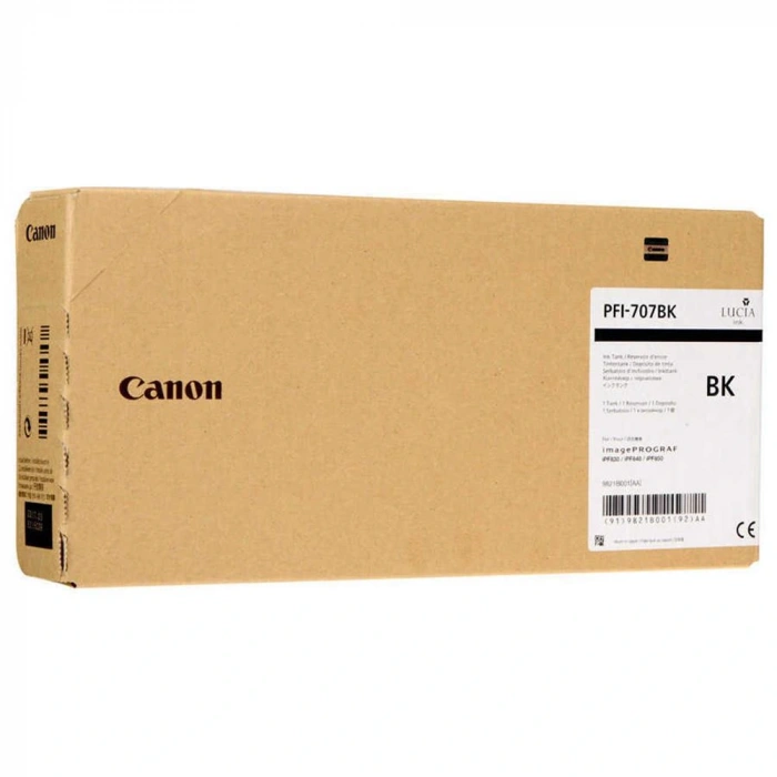 Canon Pfı-707bk Black Siyah Plotter Kartuş Ipf830-840-850