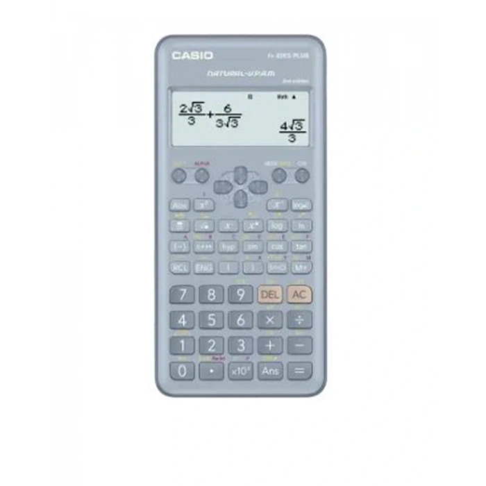 Casio FX-82ES Plus Mavi Bilimsel Fonksiyonlu Hesap Makinesi 2.Versiyon