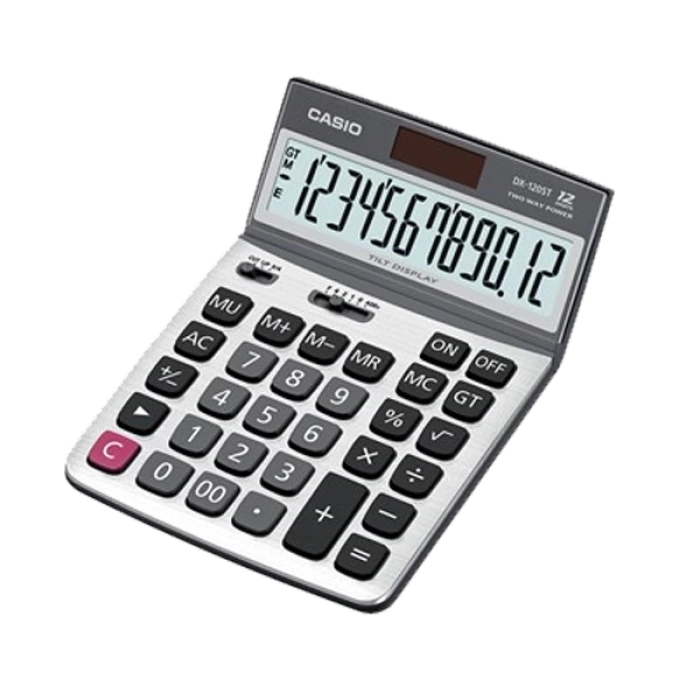 Casio Hesap Makinesi Masa Üstü 12 Hane AX-120ST