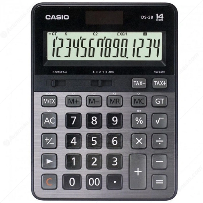 Casio Hesap Makinesi Masa Üstü 14 Hane Ds-3b