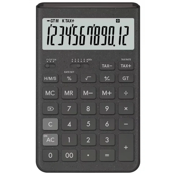 Casio JT-200T-GY 12 Hane Gri Masa Üstü Hesap Makinesi