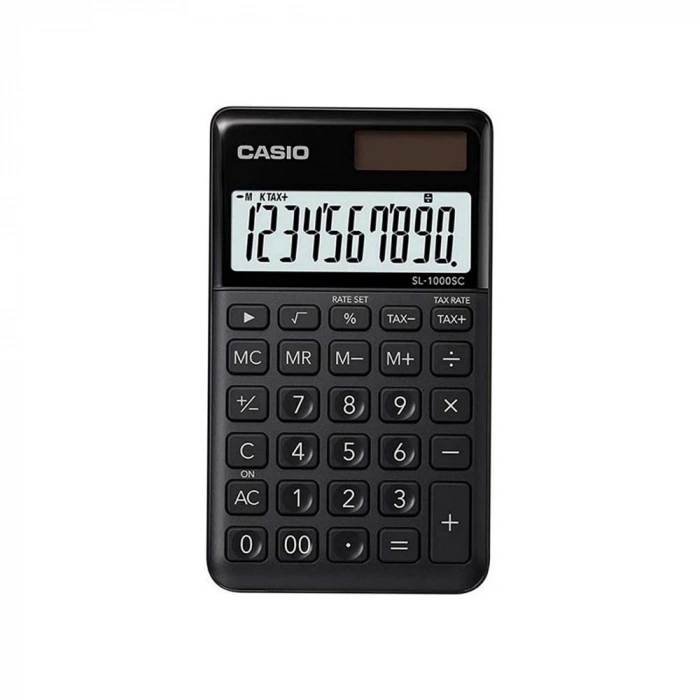 Casio Sl-1000sc-bk Cep Tipi 10 Hane Siyah Hesap Makinesi