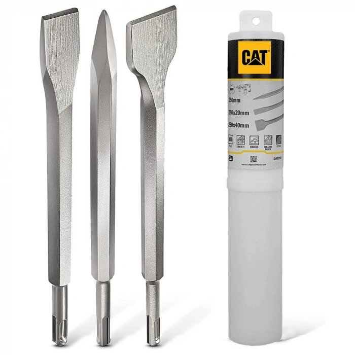 Cat Da03903 Sds Plus 3 Parça Profesyonel Murç/keski Kırıcı Uç Seti