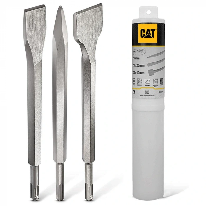 Cat Da03903 Sds Plus 3 Parça Profesyonel Murç/keski Kırıcı Uç Seti
