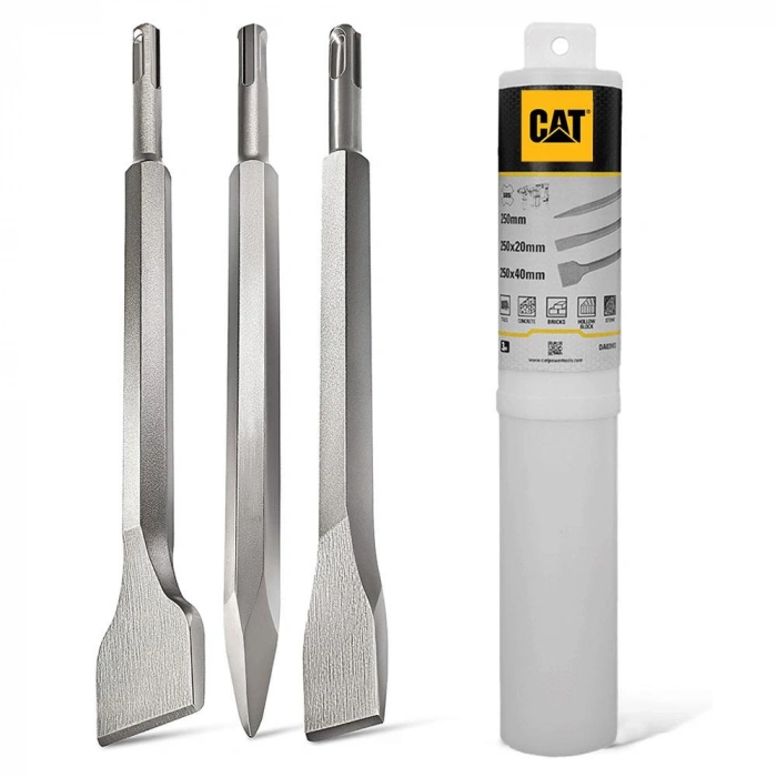 Cat Da03903 Sds Plus 3 Parça Profesyonel Murç/keski Kırıcı Uç Seti
