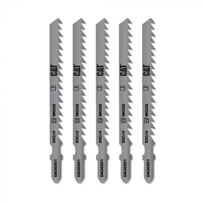Cat Da06001 5 Parça Profesyonel Ahşap Hızlı/kaba Kesim Dekupaj Testere Bıçağı, Ucu
