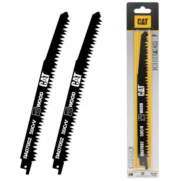 Cat Da07002 228mm 2 Parça Profesyonel Hızlı Ahşap Kesme Tilki Kuyruğu Testere Ucu