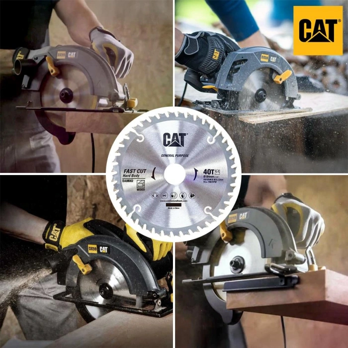 Cat Da08002 184x30mm Ahşap Kesme Elmas, Daire Testere Bıçağı 40 Diş