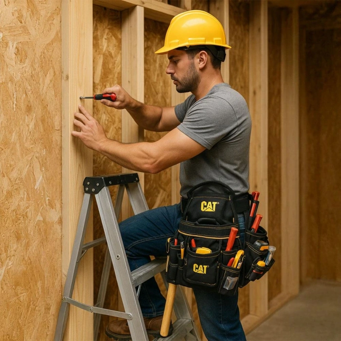 Cat Da980569 Kemerli Askı Kancalı Ağır Hizmet Bel Alet Çantası