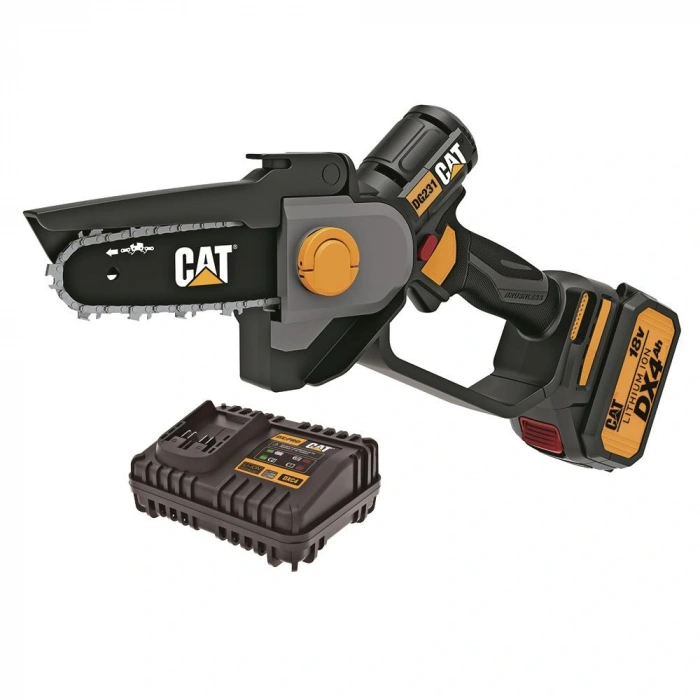 Cat Dg231 18volt 4.0ah Li-ion 12cm Profesyonel Şarjlı Kömürsüz Zincirli Testere