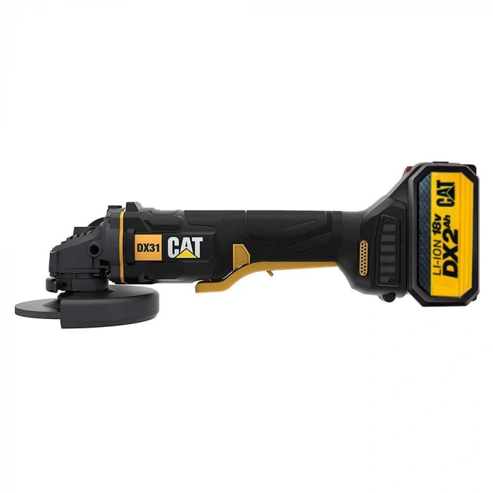 Cat Dx31bc 18volt 2.0ah Li-ion 115mm Tek Akülü Kömürsüz Profesyonel Avuç Taşlama