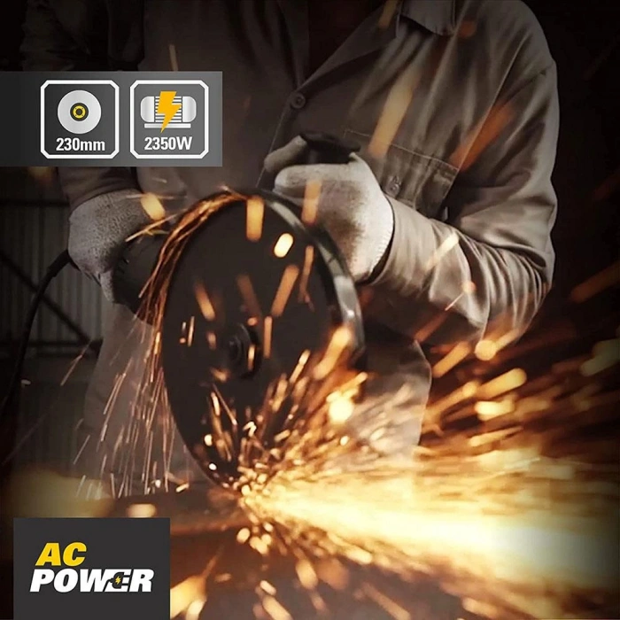 Cat Dx35 2350watt 230mm Profesyonel Dönebilir Tutma Kollu Büyük Taşlama