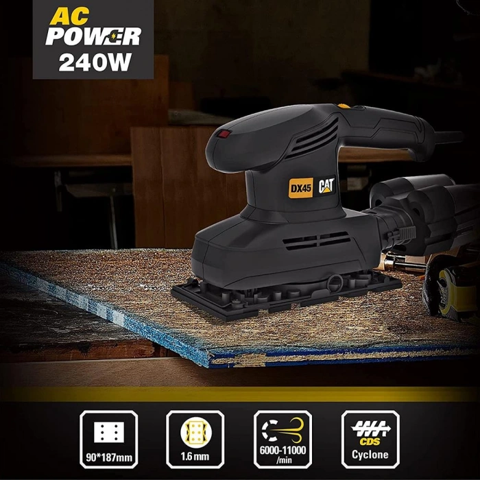 Cat Dx45 240watt Profesyonel Devir Ayarlı Titreşimli Zımpara