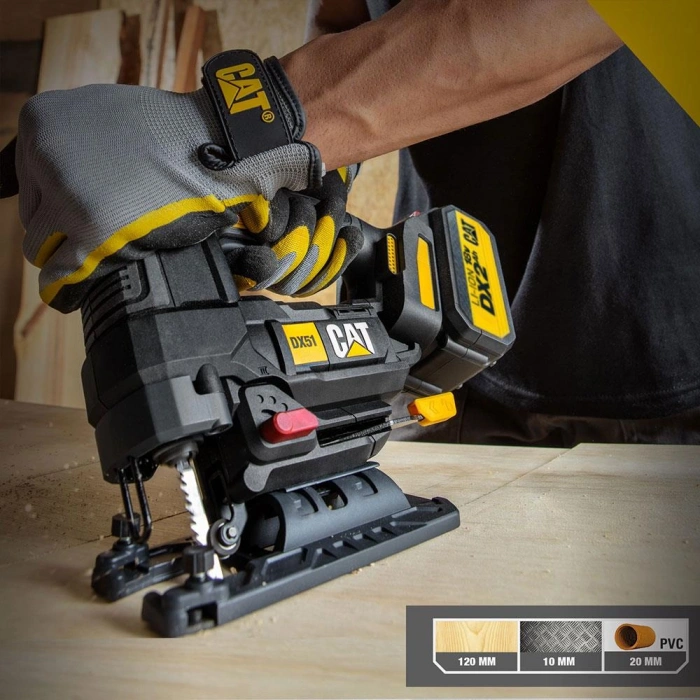 Cat Dx51bc 18volt 2.0ah Li-ion Tek Akülü Profesyonel Kömürsüz Dekupaj Testere