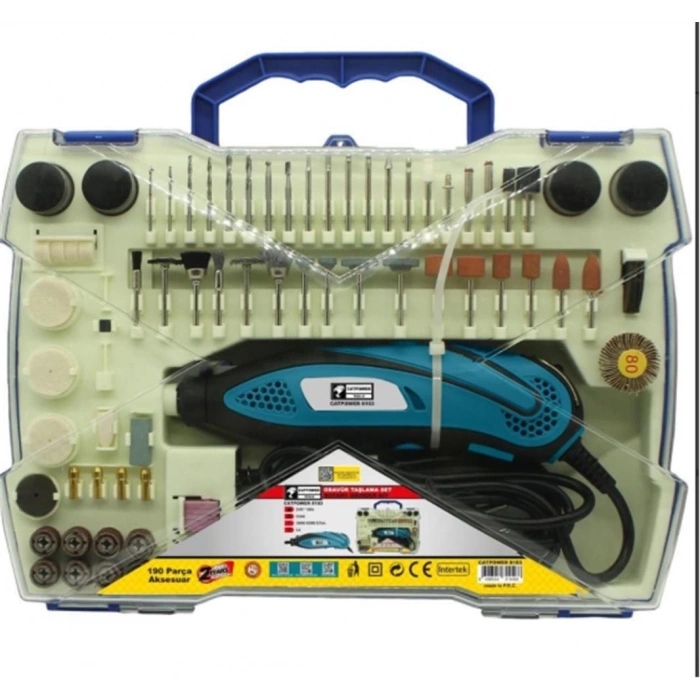 Catpower Cat-8103 Gravür Taşlama Seti 135w 190 Parça