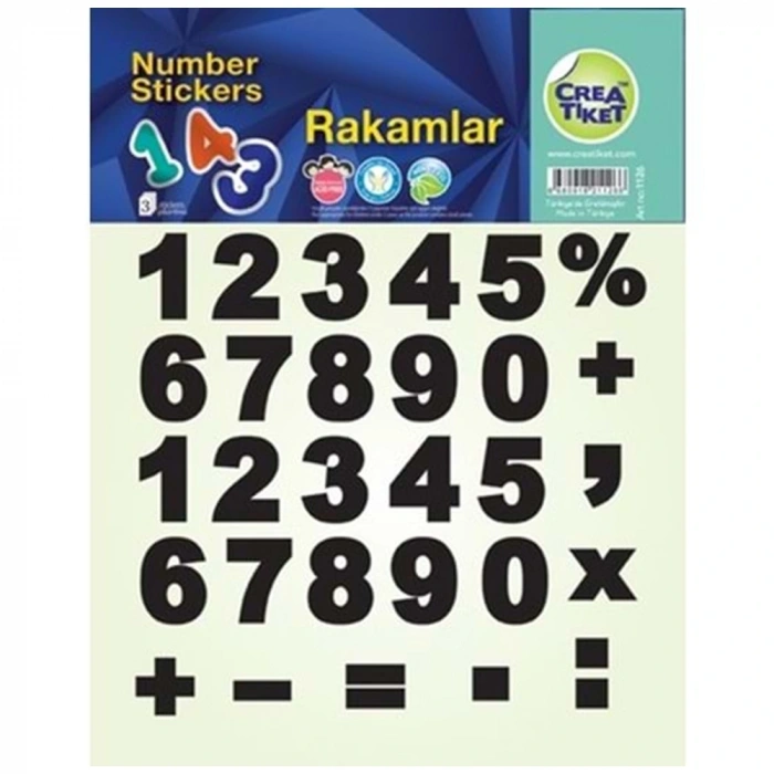 Ceraworld Rakamlar 15,7x20.5 Cm 1126