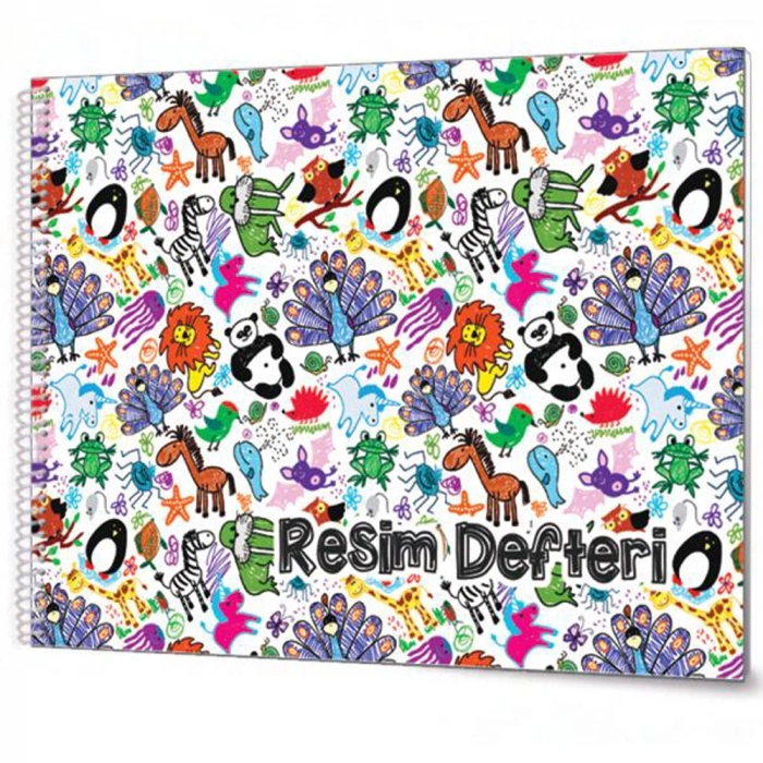 Çınar Resim Defteri Spiralli 15 Yp 17x24 33002